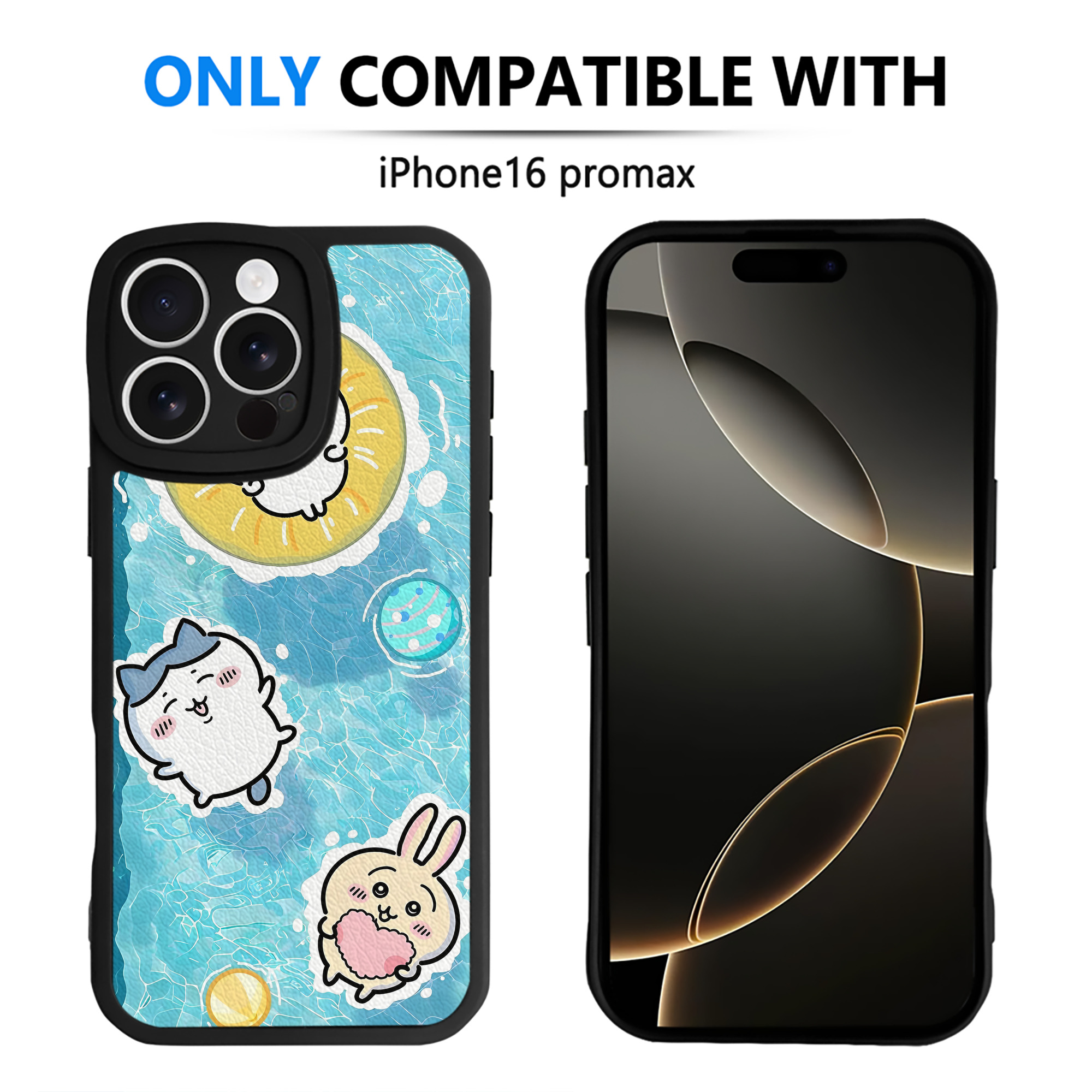 （画像用） ちいかわ Chii-kawa 【iPhone 16シリーズ対応】シリコンスマホケース（レザー調） 材質：シリコン
